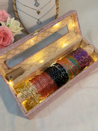 4 Color Ghungroo Bangle Gift Box (Kashmiri Style) 💐
